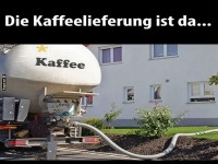 Kaffee direkt per Pipeline ins B�ro!
