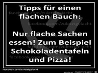 Tipps fuer einen flachen Bauch