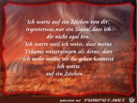 warten auf ein Zeichen