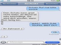 SMS - Schatz, ruf mal bitte...