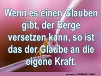 Wenn es einen Glauben gibt