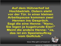 Auf dem H�hnerhof ist Hochbetrieb