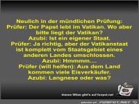 Neulich in der m�ndlichen Pr�fung