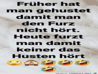 Fr�her hat man gehustet