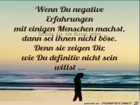 Wenn du negative Erfahrung