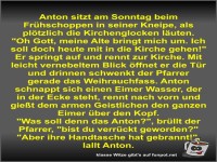 Anton sitzt am Sonntag beim Fr�hschoppen in seiner Kneipe