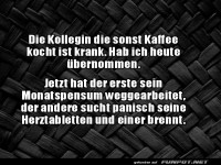 Kaffee-Chaos im B�ro!