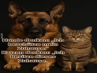 Wenn Hunde und Katzen ihr Zuhause definieren