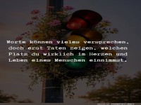 Worte k�nnen vieles versprechen
