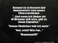Fitnessarmband mit Schreialarm!