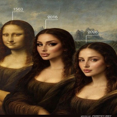Mona-Lisa's-Zeitreise:-Selfies-im-Wandel!.jpg von Josefin