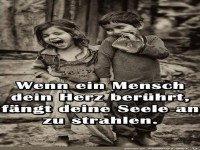 wenn ein Mensch dein herz beruehrt
