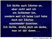 Ich laechle auch