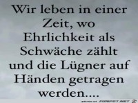 wir leben in einer Zeit...