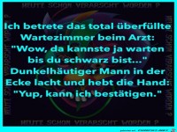 �berf�lltes Wartezimmer