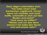 Zwei J�ger unterhalten sich