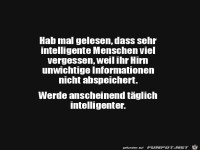 Intelligente Menschen