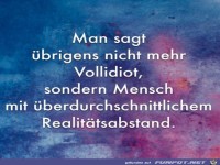 Neuer Ausdruck f�r Vollidiot
