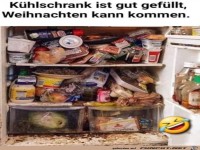 Voller Kühlschrank