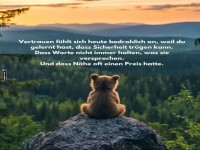 Wenn Teddybren ber das Leben philosophieren