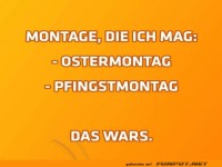 Montage, die ich mag