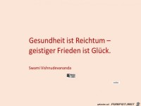 Gesundheit ist Reichtum
