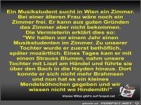 Ein Musikstudent sucht in Wien ein Zimmer