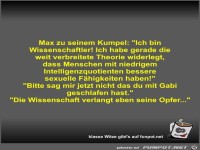 Max zu seinem Kumpel