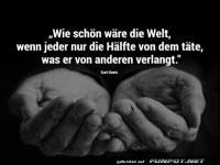 Wie schoen waere die Welt