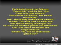 Ein Schotte kommt zum Zahnarzt