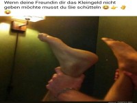 Humorvolle Geste für verlorenes Kleingeld