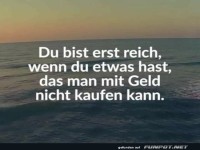 Wahre Reichtumserkenntnis am Meer