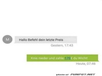 Verkaufsverhandlung mit humorvollem Twist