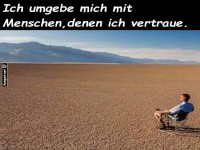 Vertrauen auf weiter Flur
