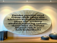 denke positiv und freue dich