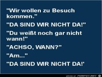 Wir sind nicht da