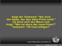 Sagt der Tankwart