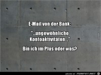 Ist mein Konto im Plus