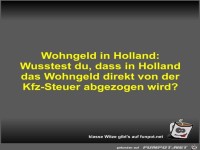 Wohngeld in Holland