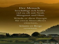 Der Mensch beschftigt sich zu viel ber Neid