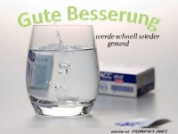 Gute Besserung, werde schnell wieder gesund