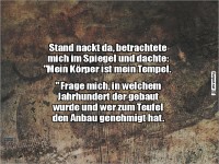 Wenn der Tempel eine Renovierung braucht