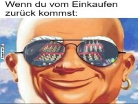 Einkaufsprofi mit Augen fr Rabatte