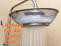 Die coolste Dusche der Welt!