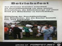 Betriebsfest