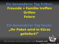 Ein besonderer Tag fr�her und heute