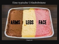 Urlaubsbräune à la Eiscreme