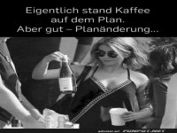 Wenn Kaffee weichen muss