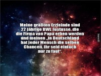 Astronomische Erfolgsaussichten: Wer hat's leichter?