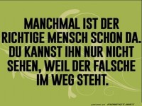 richtige Mensch